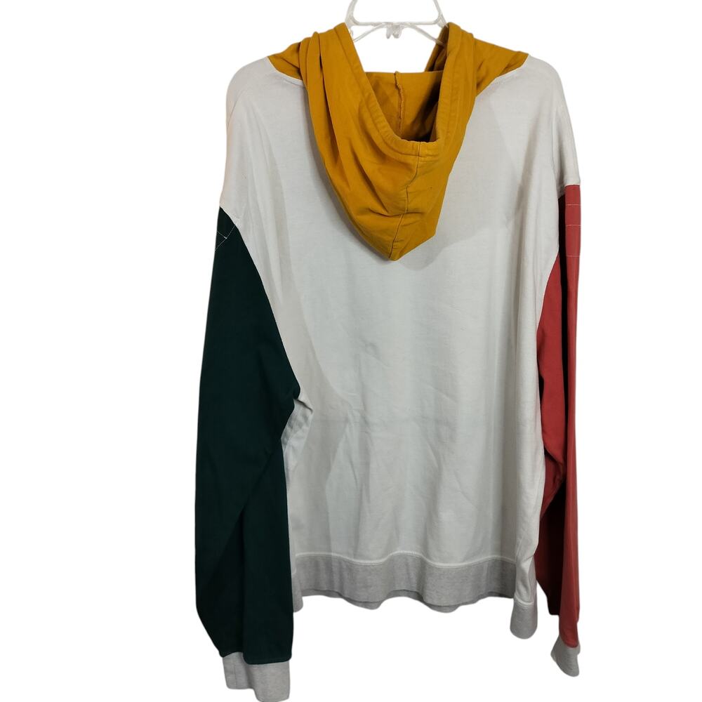 M853) Hustle Gang Arena Beans 32 Colorblock Pullover Graphic Hoodie Tall 3X - Picture 5 of 9
